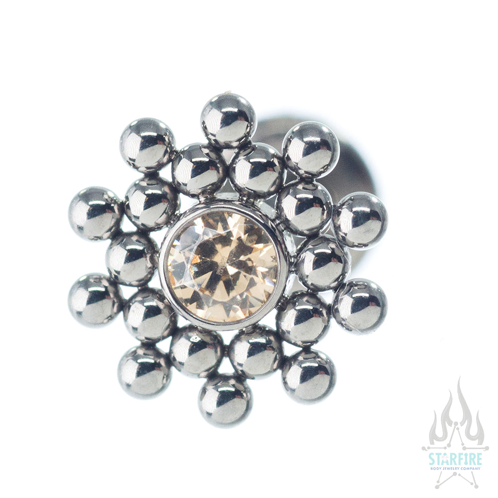 11HT-20 'Haute Couture' Faceted Gem Bezel on Flatback