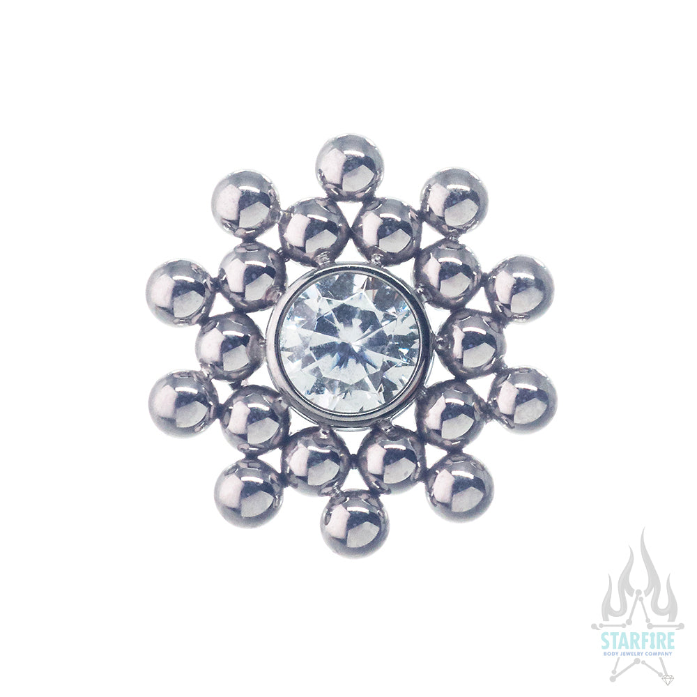 11HT-20 'Haute Couture' Faceted Gem Bezel on Flatback