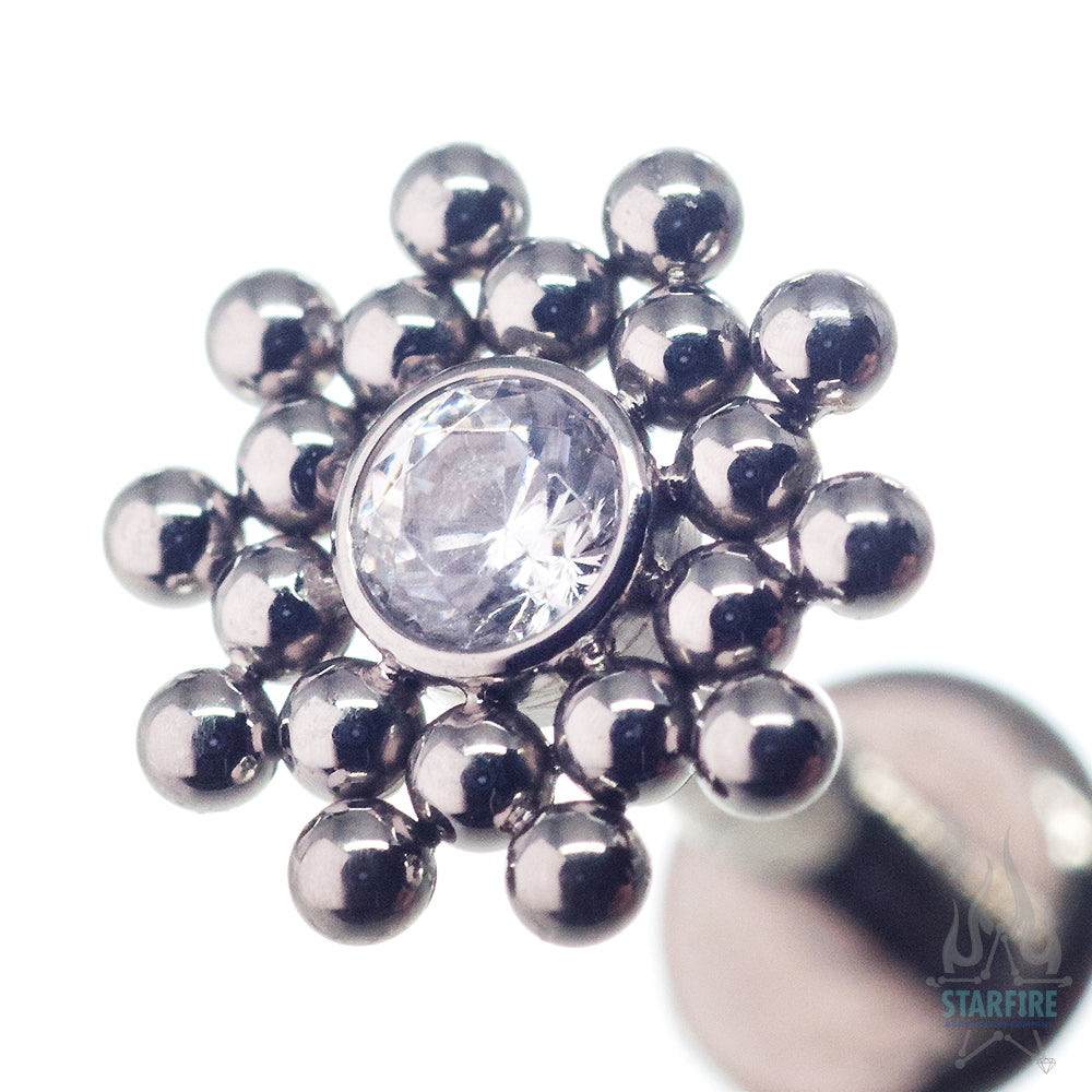 11HT-20 'Haute Couture' Faceted Gem Bezel on Flatback