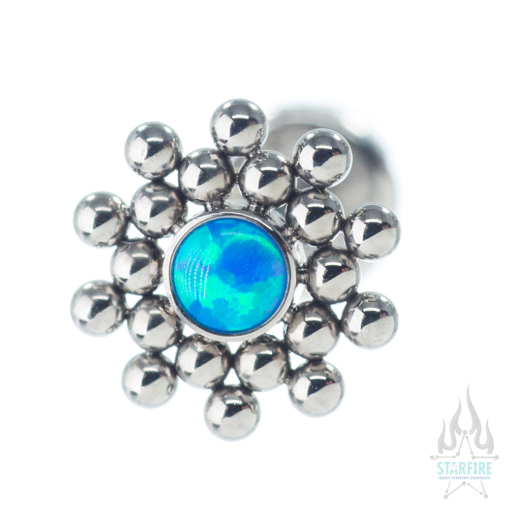 11HT-20 'Haute Couture' Opal Bezel on Flatback