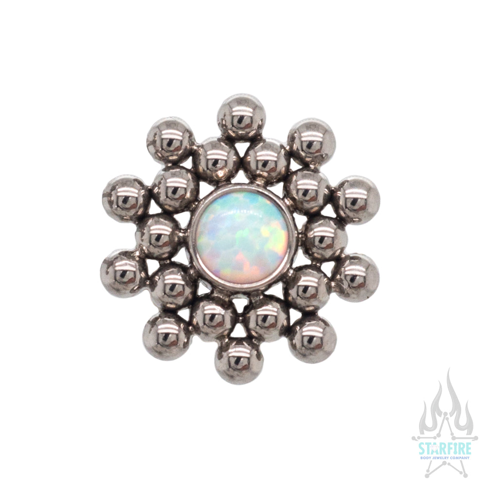 11HT-20 'Haute Couture' Opal Bezel on Flatback
