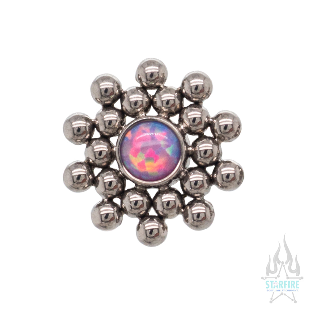 11HT-20 'Haute Couture' Opal Bezel on Flatback