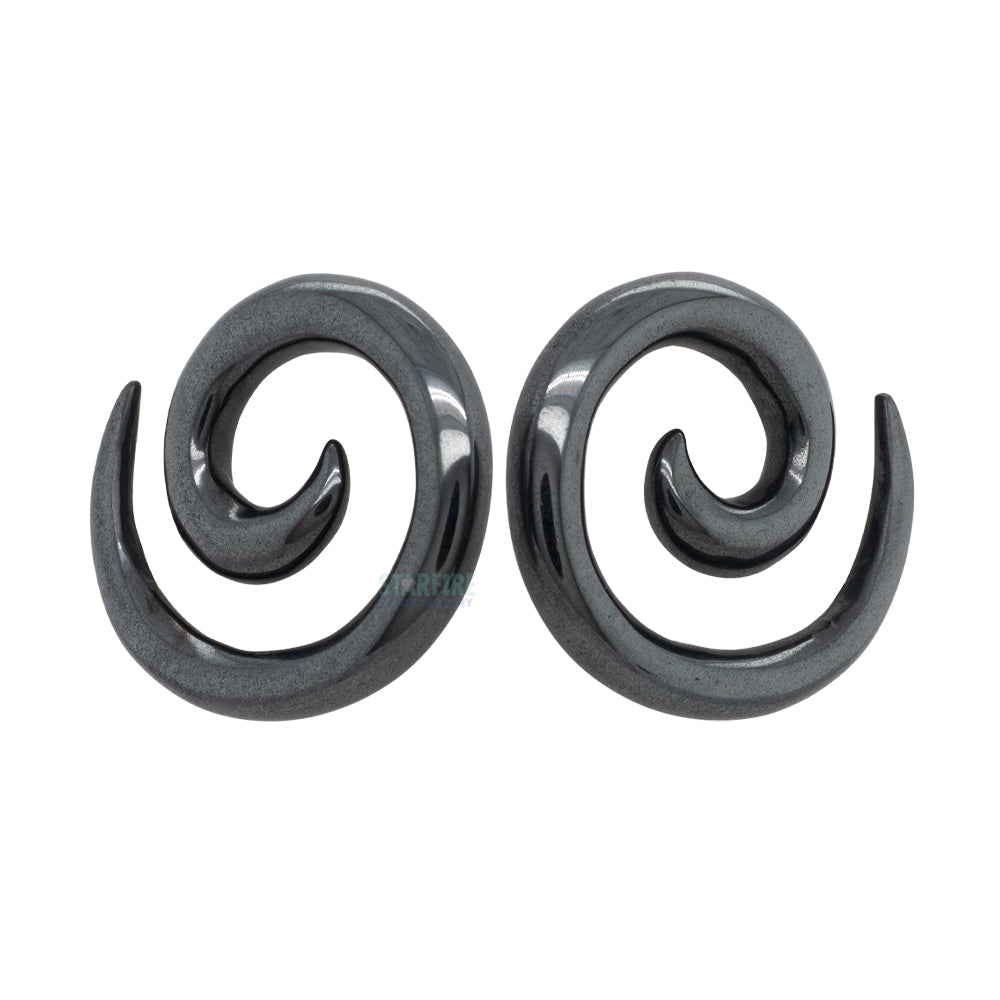 Stone Spirals - Hematite