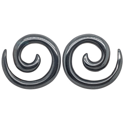 Stone Spirals - Hematite