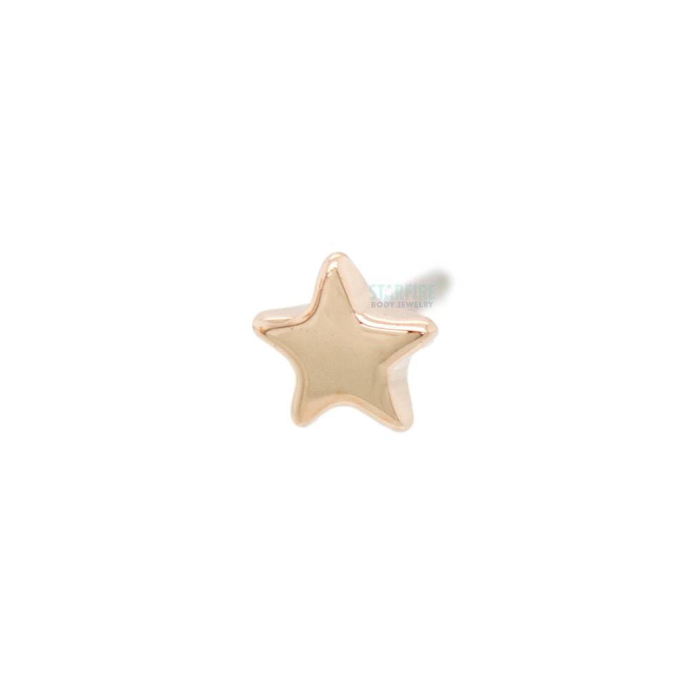 threadless: Flat Star Pin in Gold