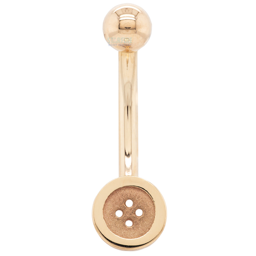 Button Navel Curve in Gold & Platinum