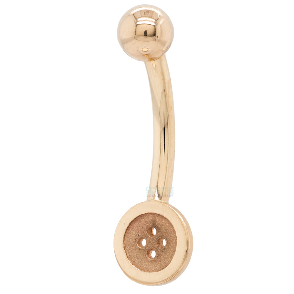 Button Navel Curve in Gold & Platinum