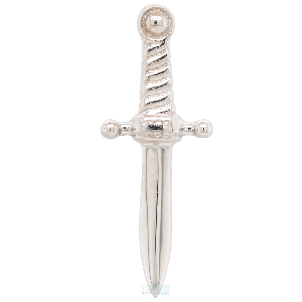 "Slasher Dagger" Threaded End in Gold & Platinum