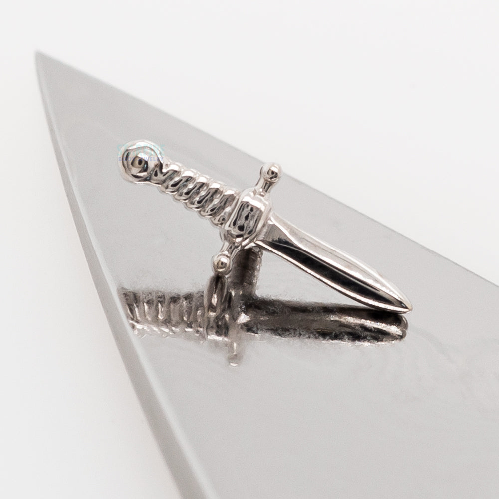 "Slasher Dagger" Threaded End in Gold & Platinum