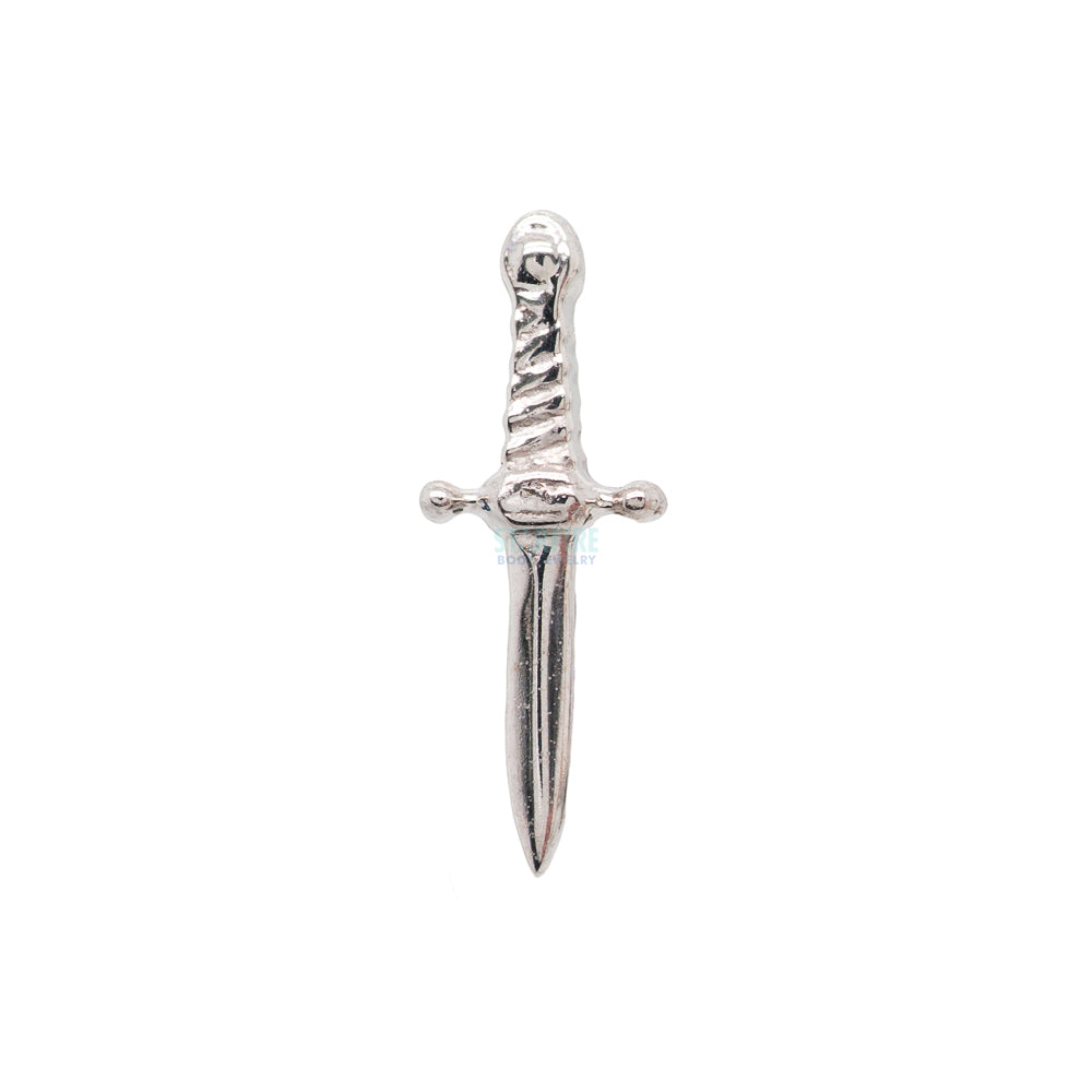 "Slasher Dagger" Threaded End in Gold & Platinum