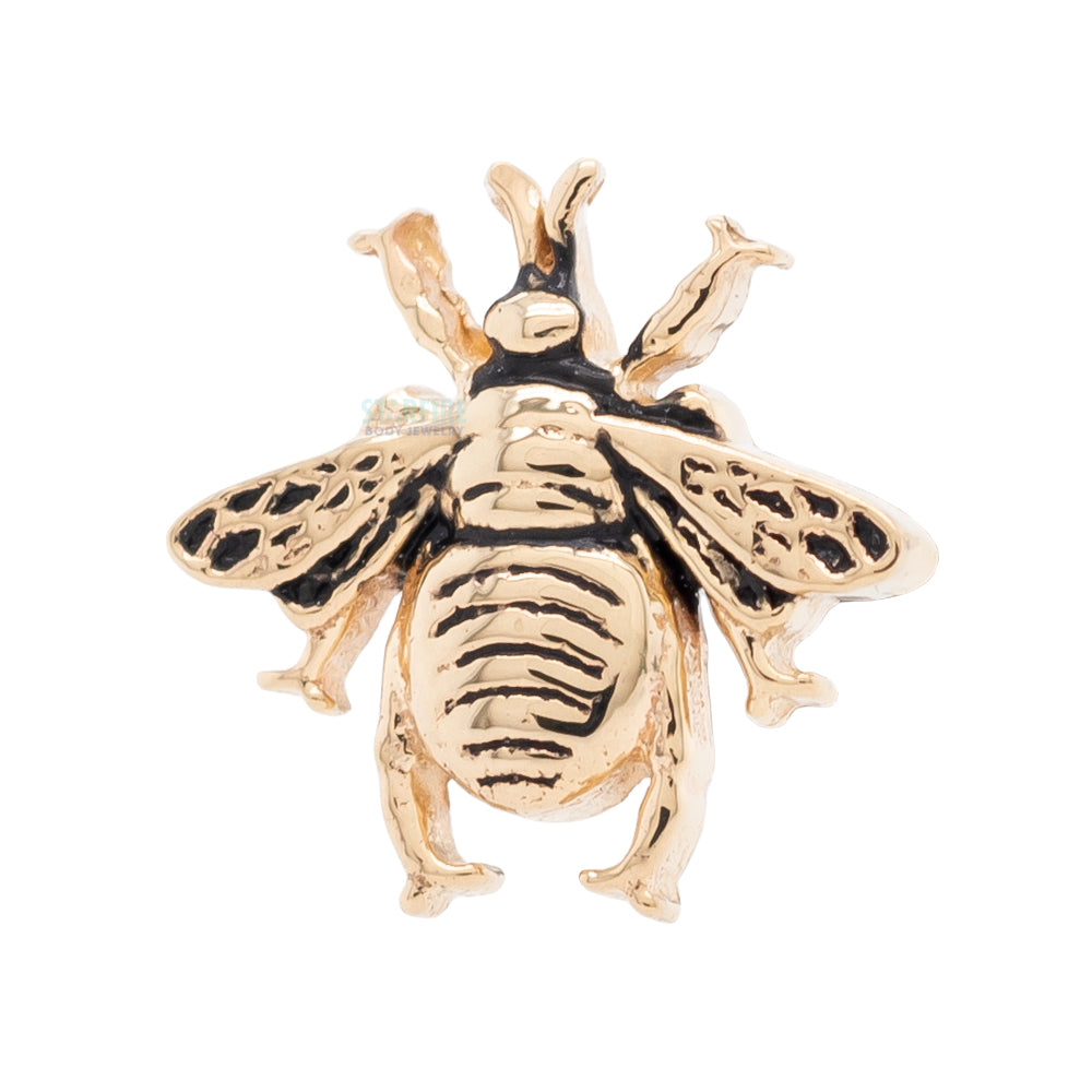 Bumblebee ( Antiqued Finish ) Threaded End in Gold
