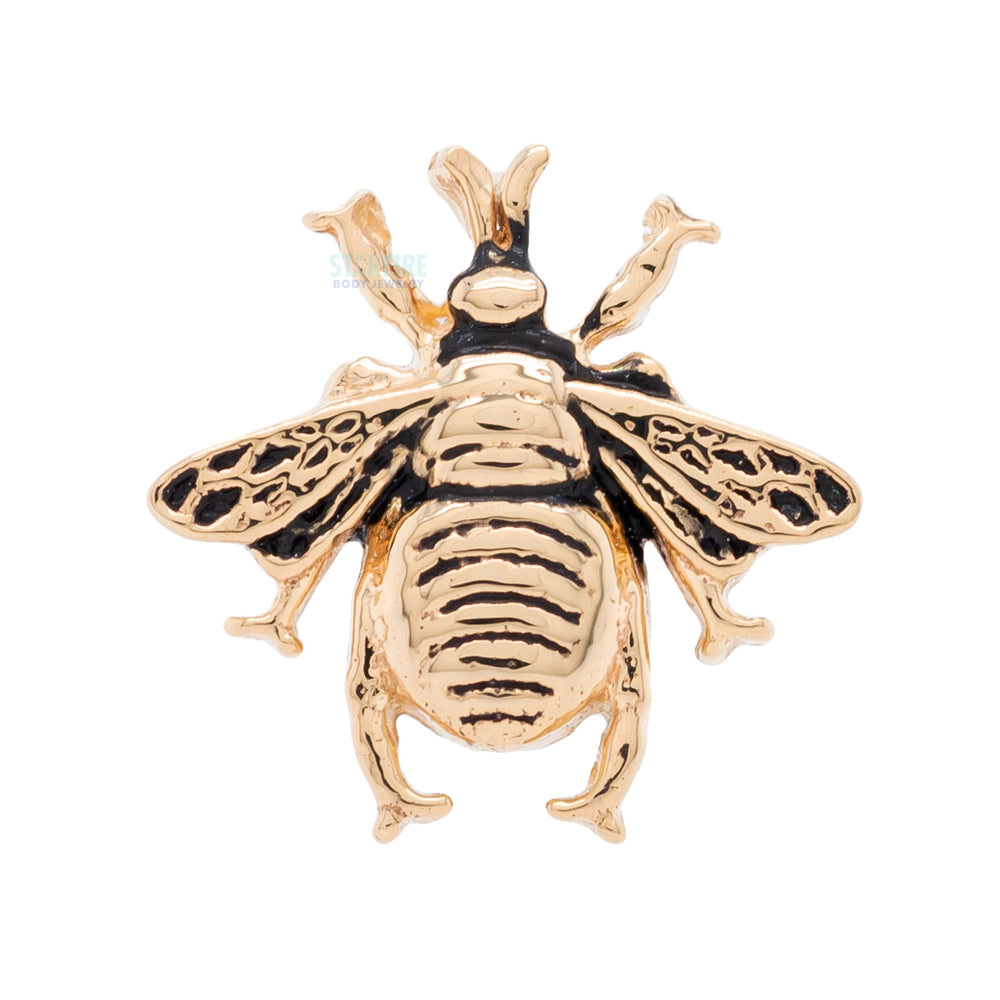 Bumblebee ( Antiqued Finish ) Threaded End in Gold