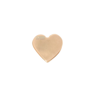 threadless: Flat Heart Pin in Gold