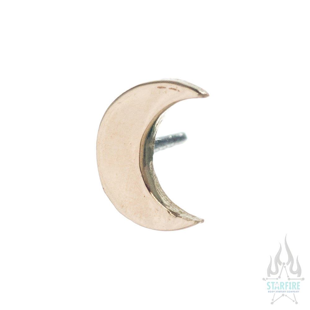 threadless: Crescent Moon Pin in Gold
