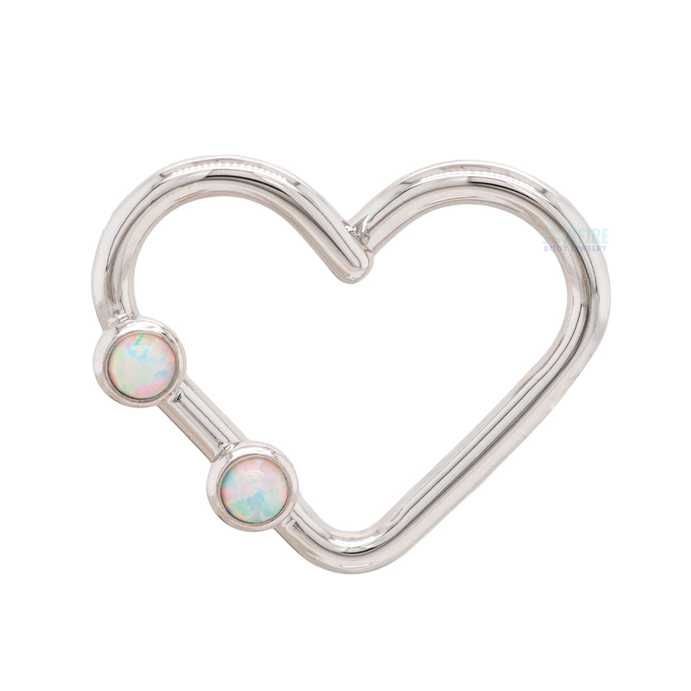 "Heartbreaker" Ring in Gold with Opals