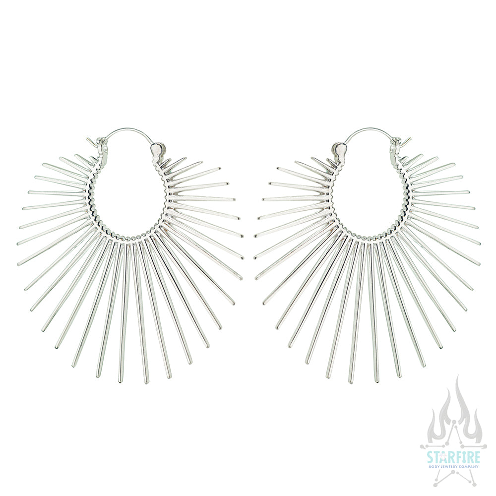 Tawapa Queen Hoop Earrings – Starfire Body Jewelry Company