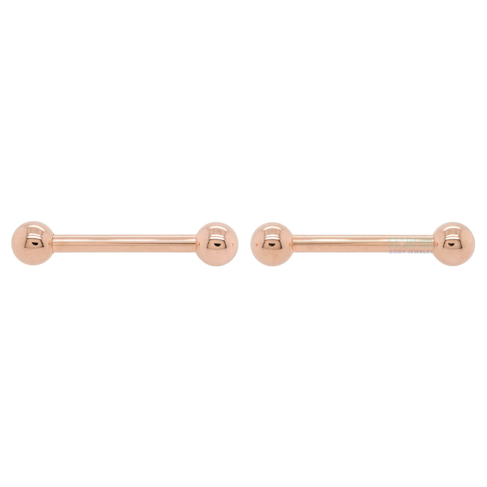 Basic Gold Nipple Barbells