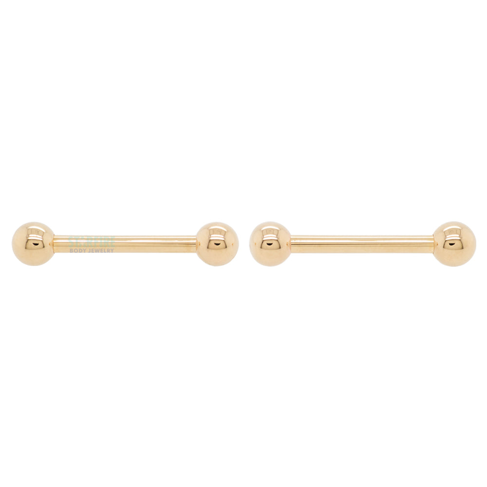 Basic Gold Nipple Barbells