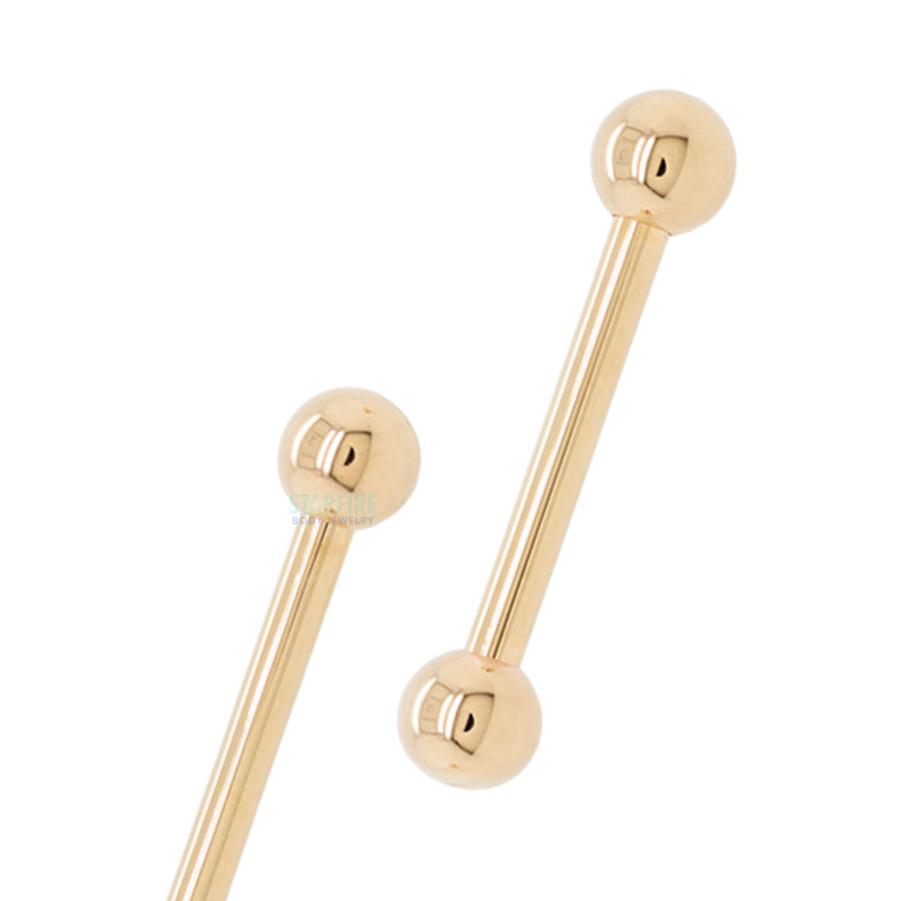 Basic Gold Nipple Barbells