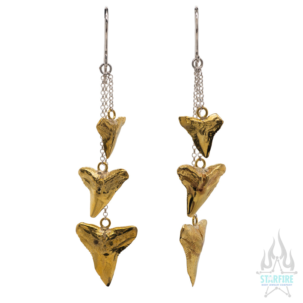 Shark Cascade Earrings
