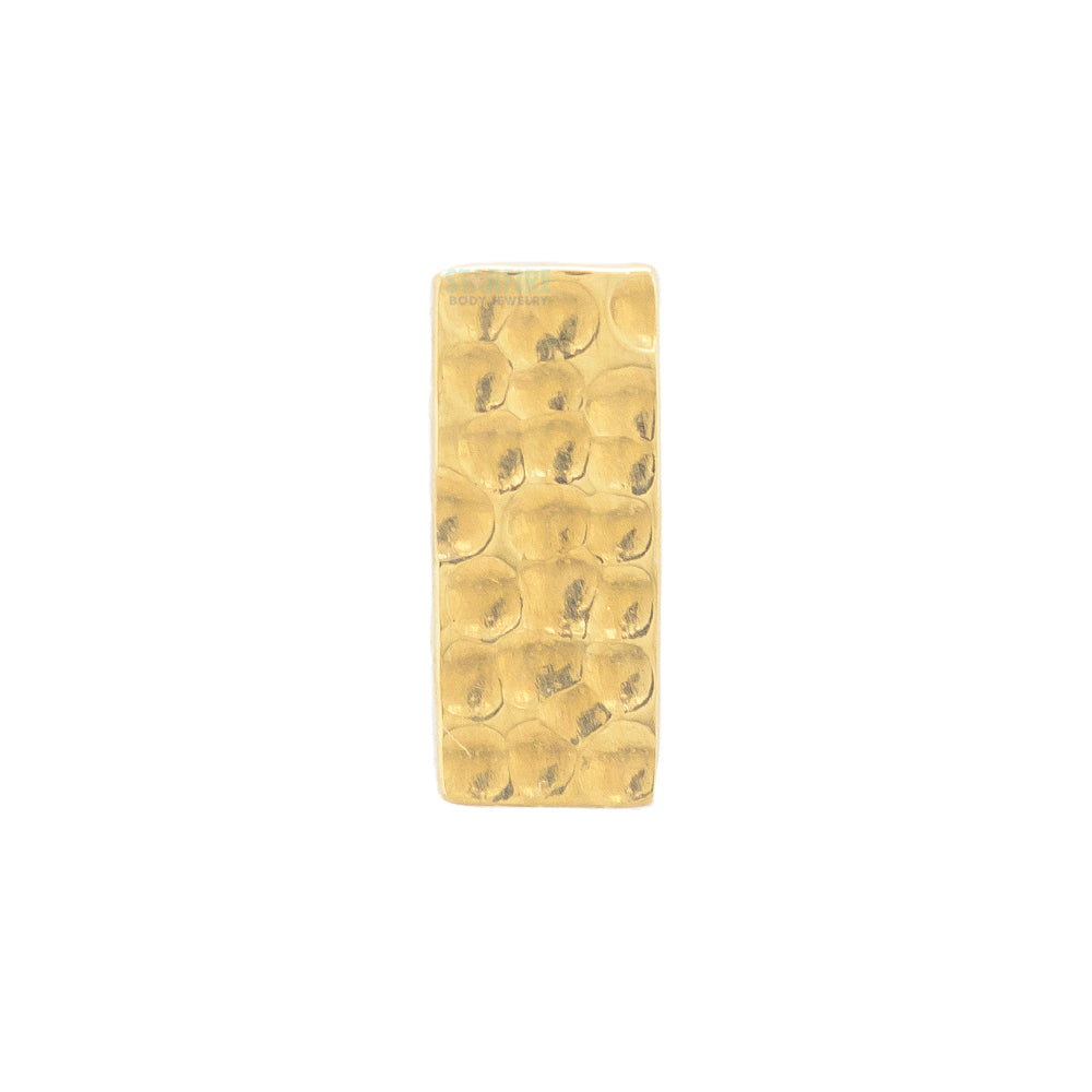 threadless: Hammered Rectangle End in Gold