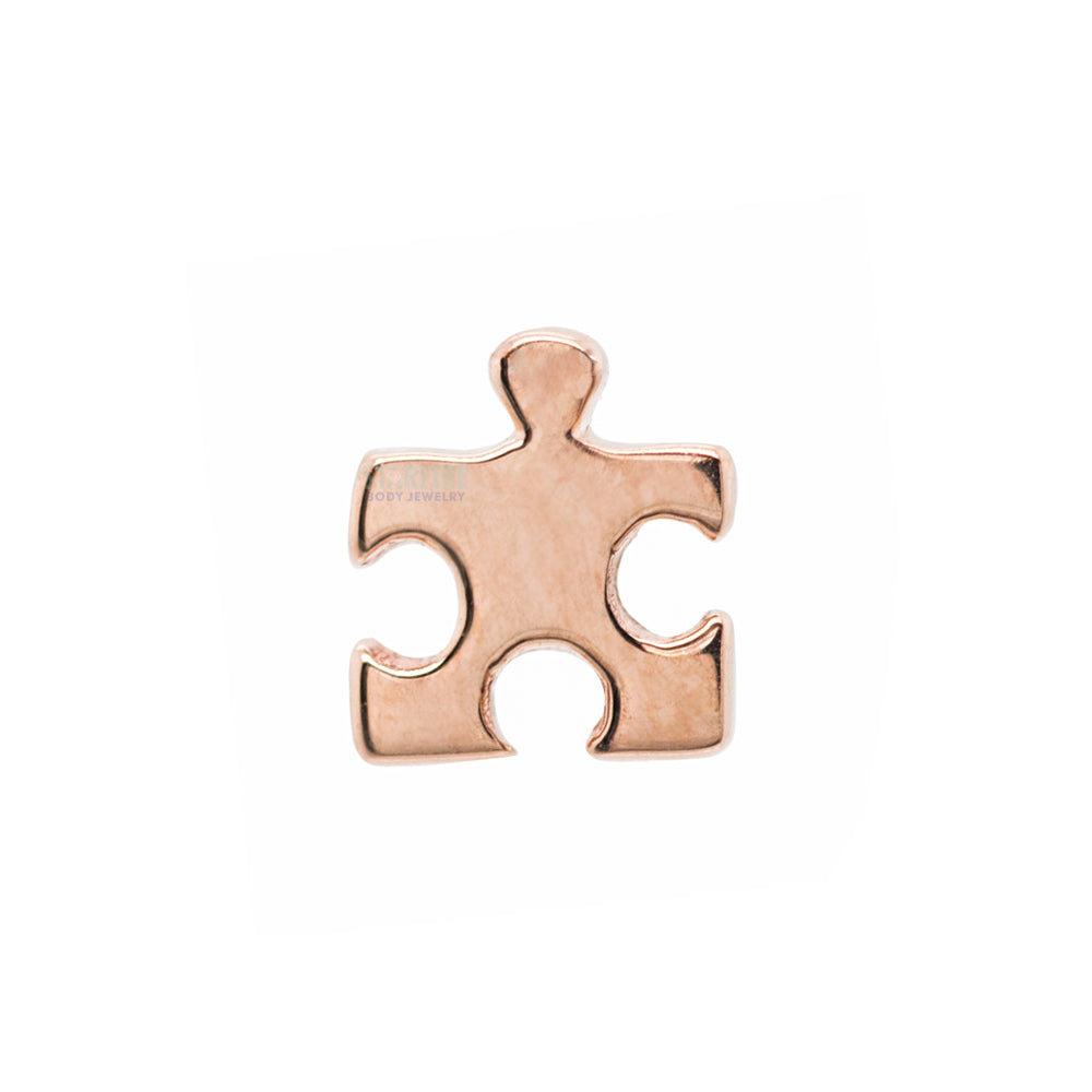 threadless: Puzzle Piece Pin in Gold & Platinum