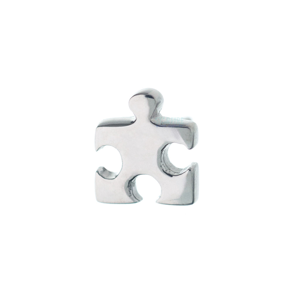 threadless: Puzzle Piece Pin in Gold