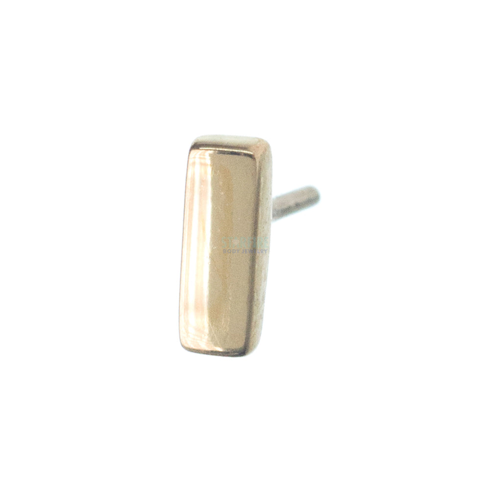 threadless: Flat Rectangle Pin in Gold