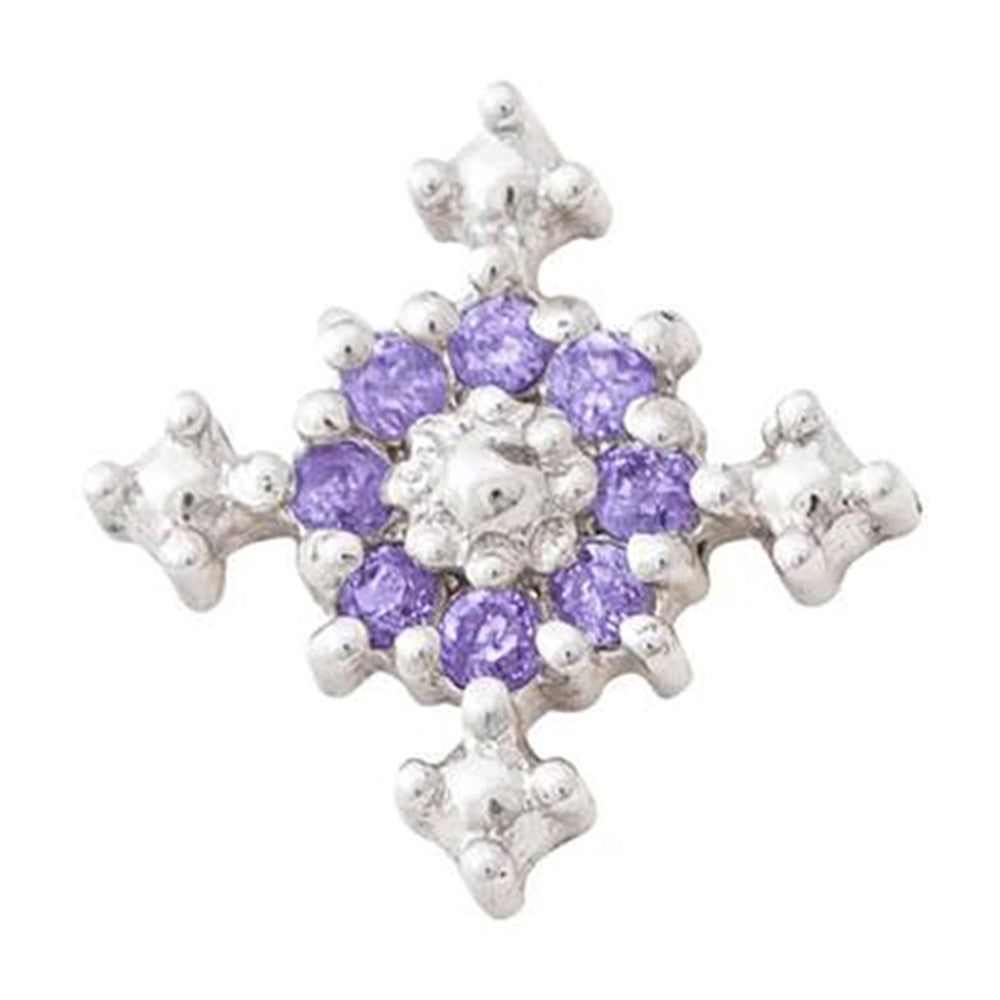 threadless: Idol Pin in Gold with Gemstones