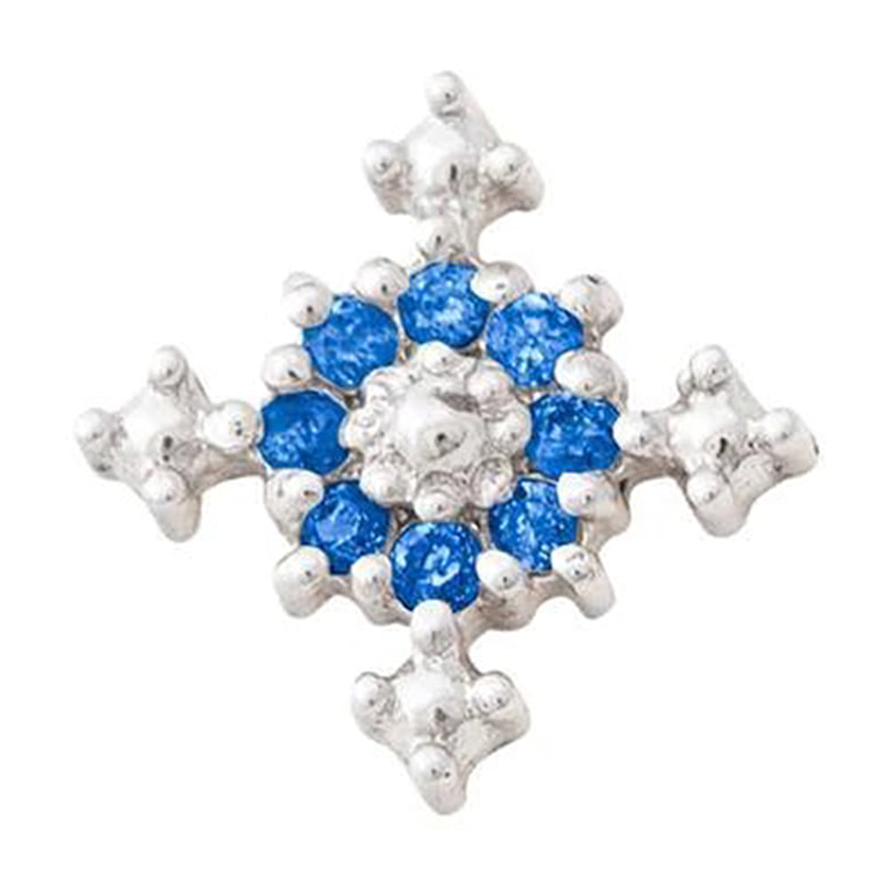 threadless: Idol Pin in Gold with Gemstones