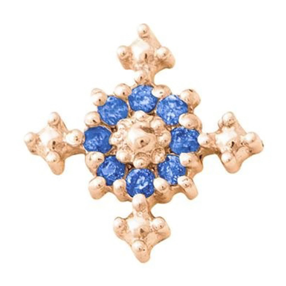 threadless: Idol Pin in Gold with Gemstones