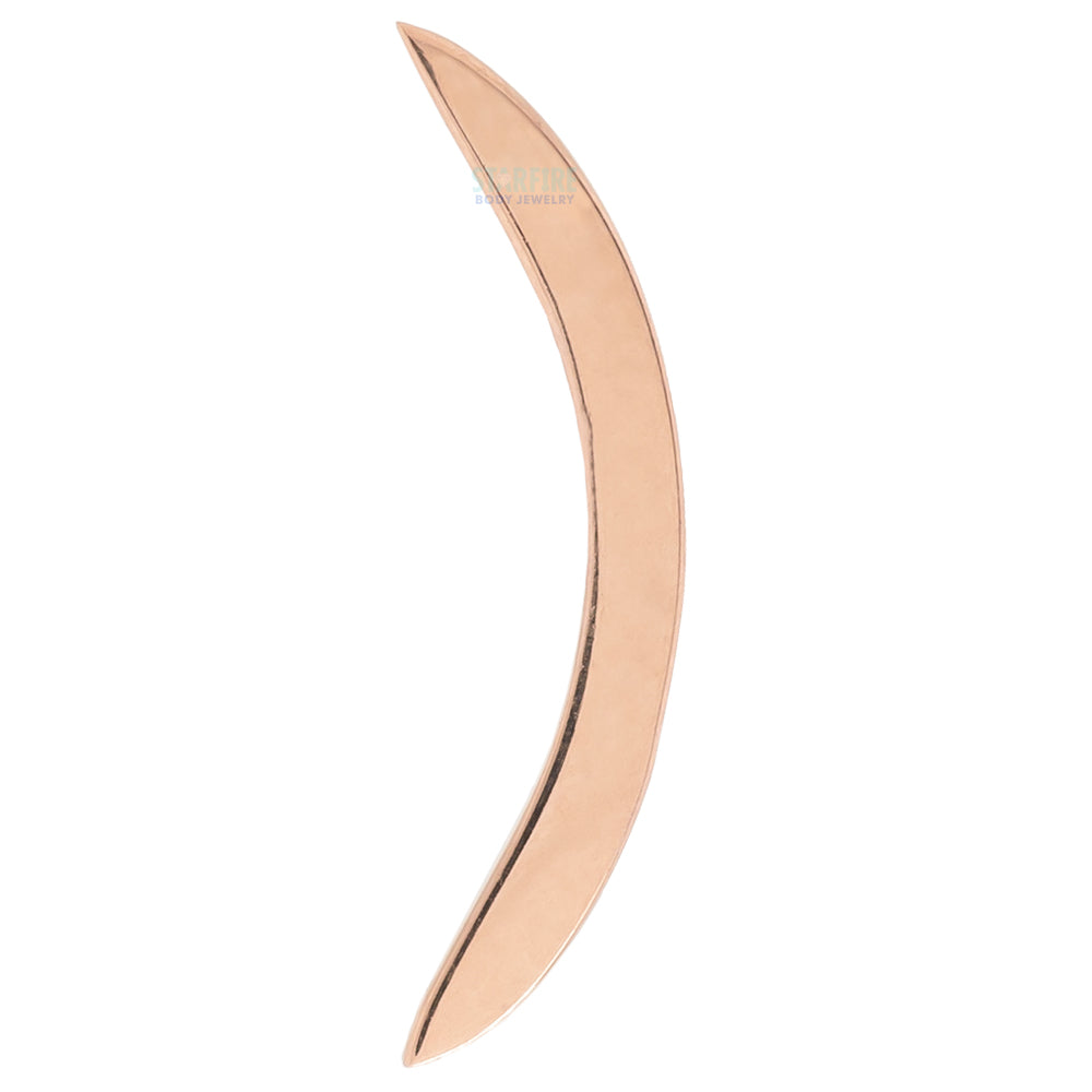 threadless: Curve Pin in Gold
