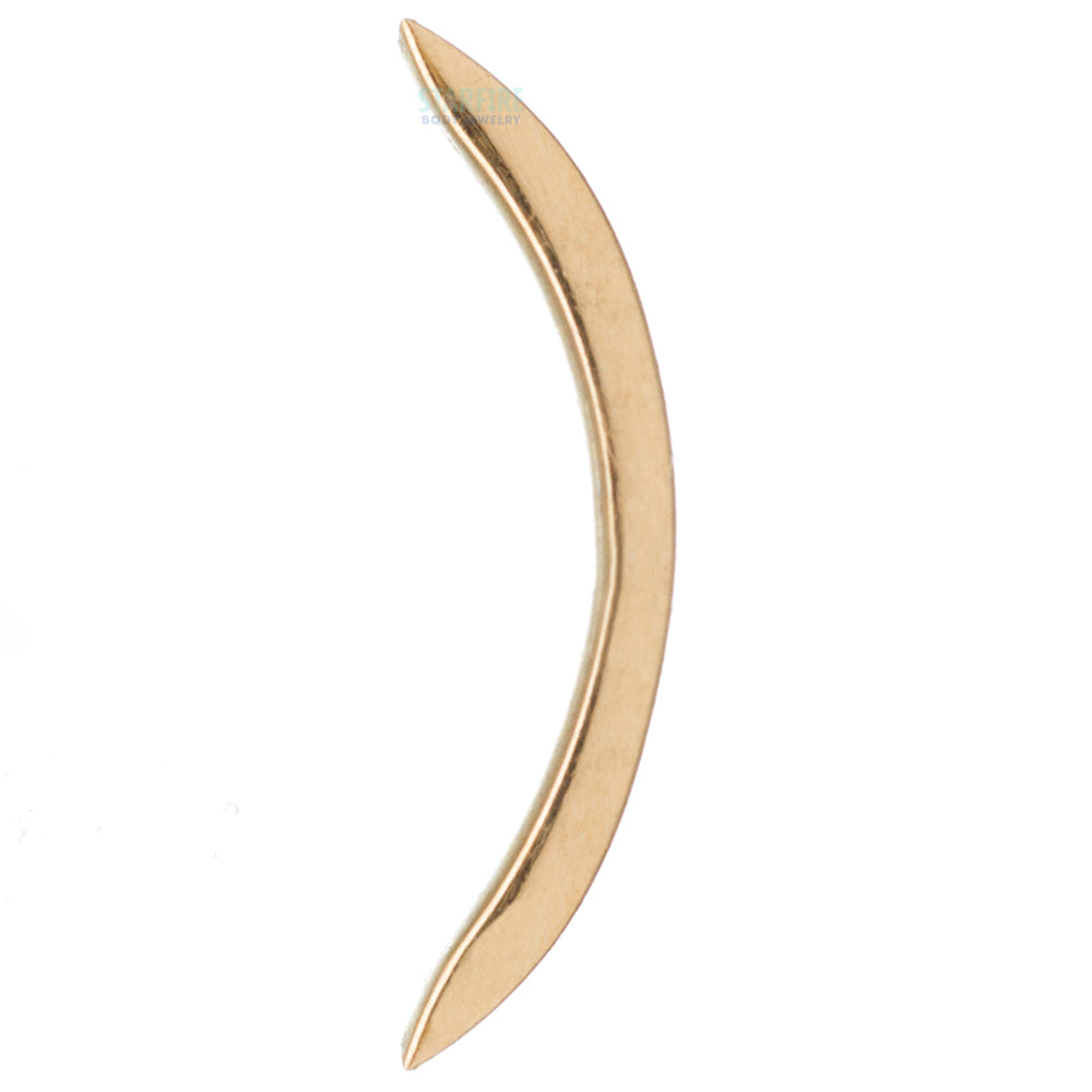 threadless: Curve Pin in Gold