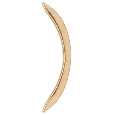 threadless: Curve Pin in Gold