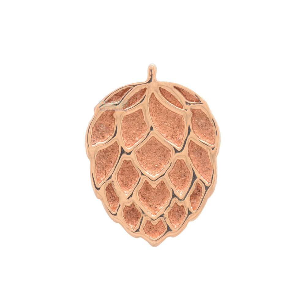 threadless: "Hops" Pin in Gold & Platinum
