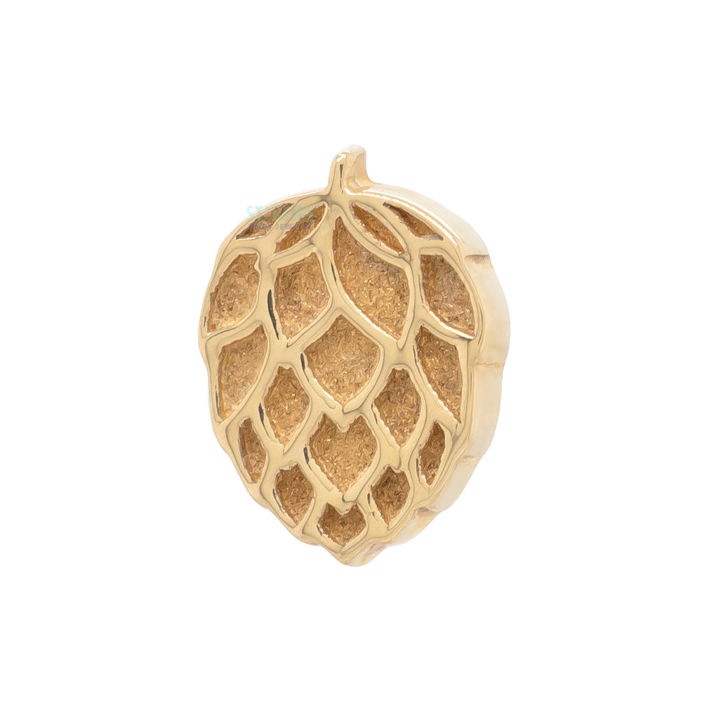 threadless: "Hops" Pin in Gold & Platinum