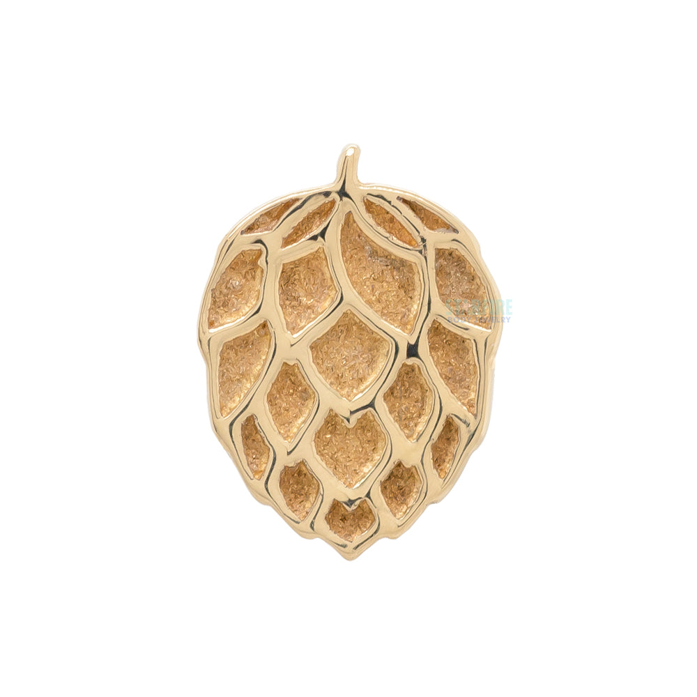 threadless: "Hops" Pin in Gold & Platinum