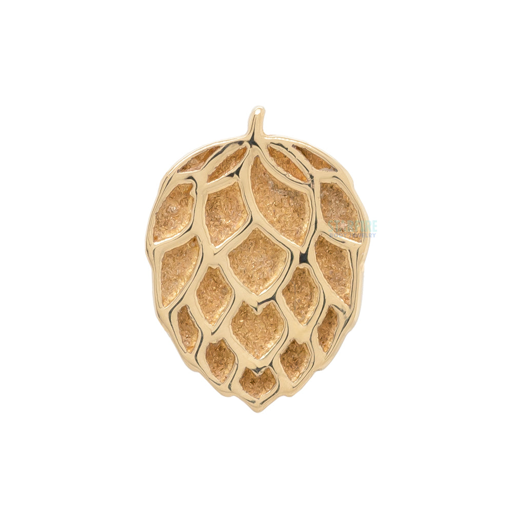 threadless: "Hops" Pin in Gold
