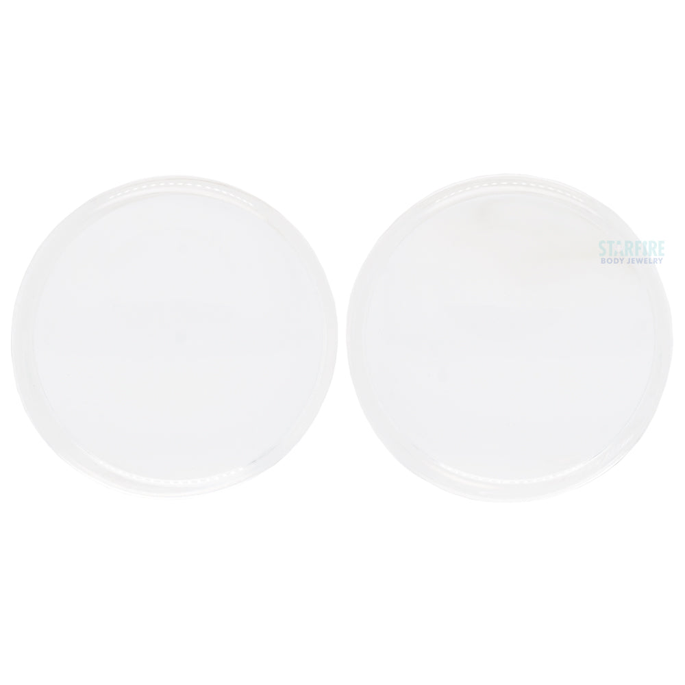 Simple Glass Plugs - Crystal Borosilicate