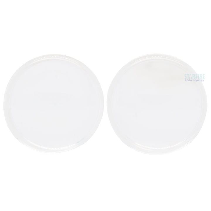 Simple Glass Plugs - Crystal Borosilicate