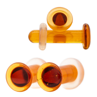 Simple Glass Plugs - Honey