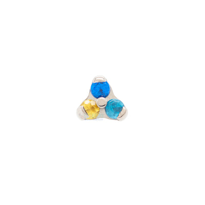 threadless: Faceted Gems in Trinity (Menage a Trois) End - custom color combos