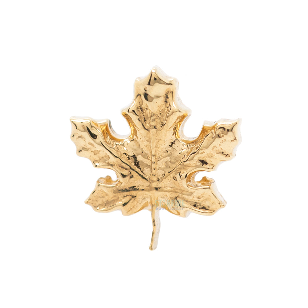 threadless: Maple Leaf End in Gold