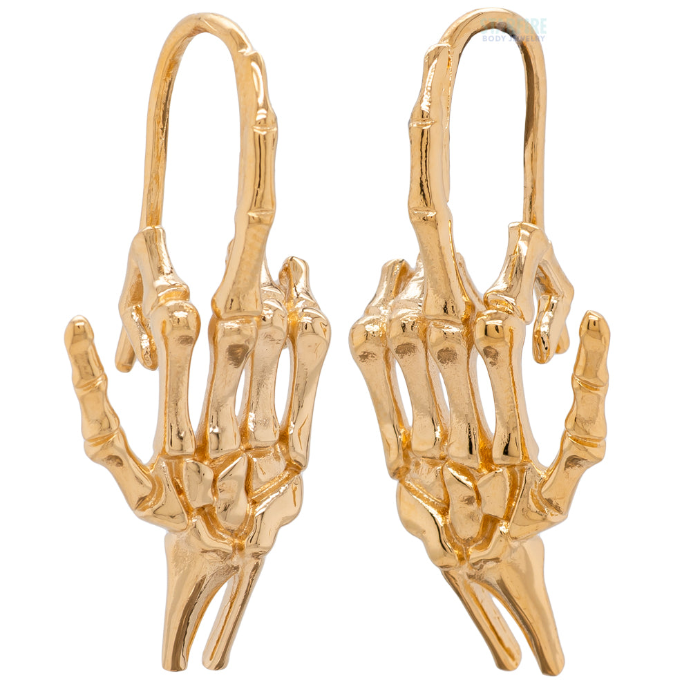 Middle Finger Earrings (Cast Shapes)