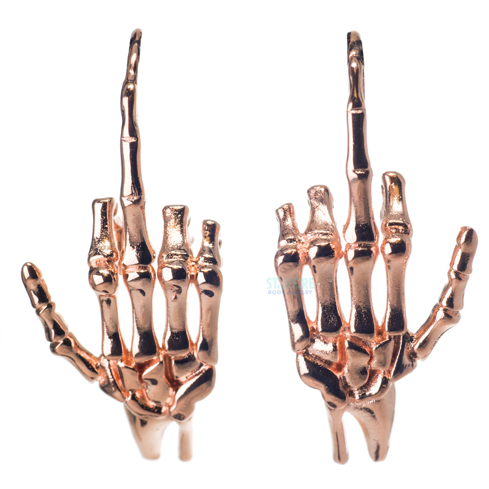 Middle Finger Earrings (Cast Shapes)