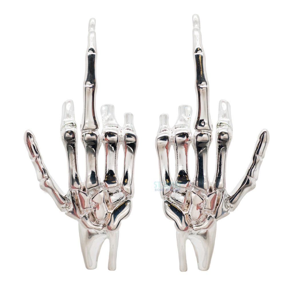 Middle Finger Earrings (Cast Shapes)