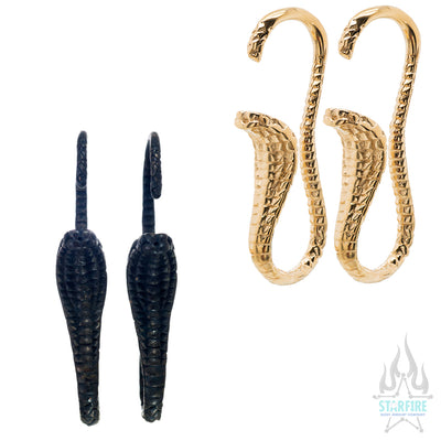Cobra Earrings (Cast Shapes)