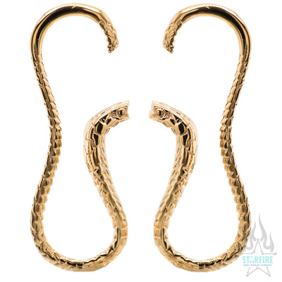 Cobra Earrings (Cast Shapes)