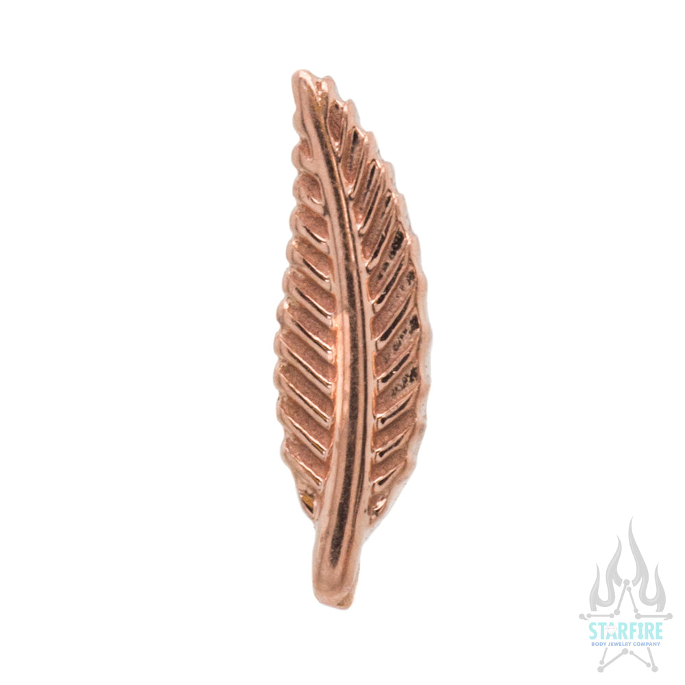threadless: Long Leaf Pin in Gold