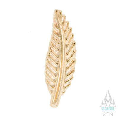 threadless: Long Leaf Pin in Gold